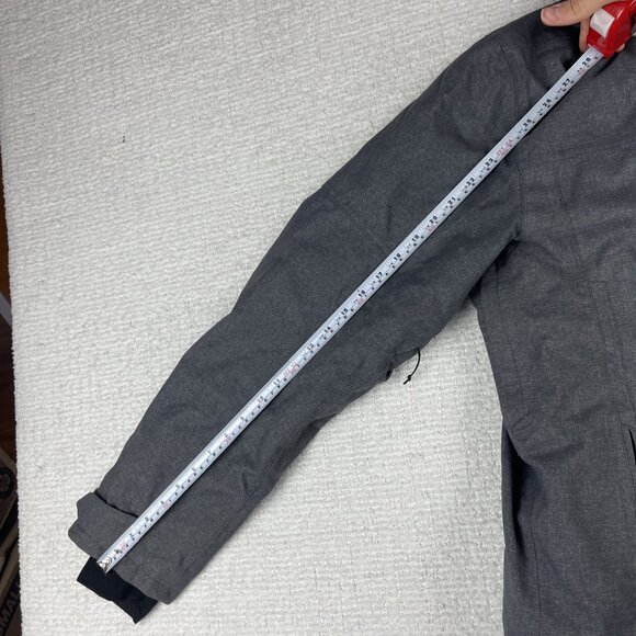 Salomon Stormslide Parka Jacket Ski Winter  Men Size L Dark Heater Grey READ** - Picture 14 of 16